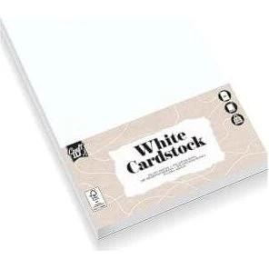 Creative Craft Group Hvid A4 Blokkarton 220 g/m² – 10 ark
