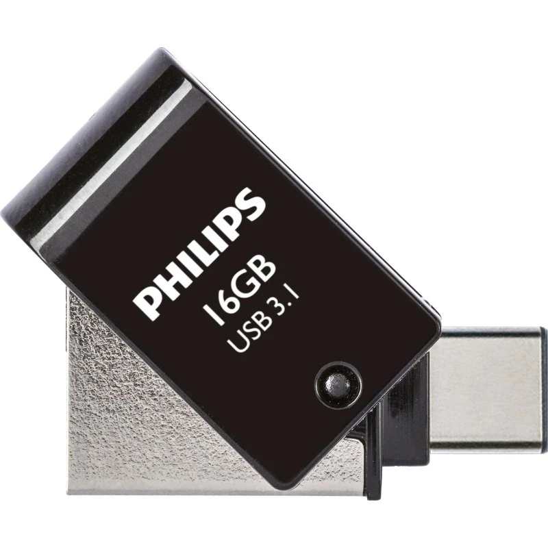 Philips FM16DC152B 16GB USB 3.1/USB-C Sort Sølv