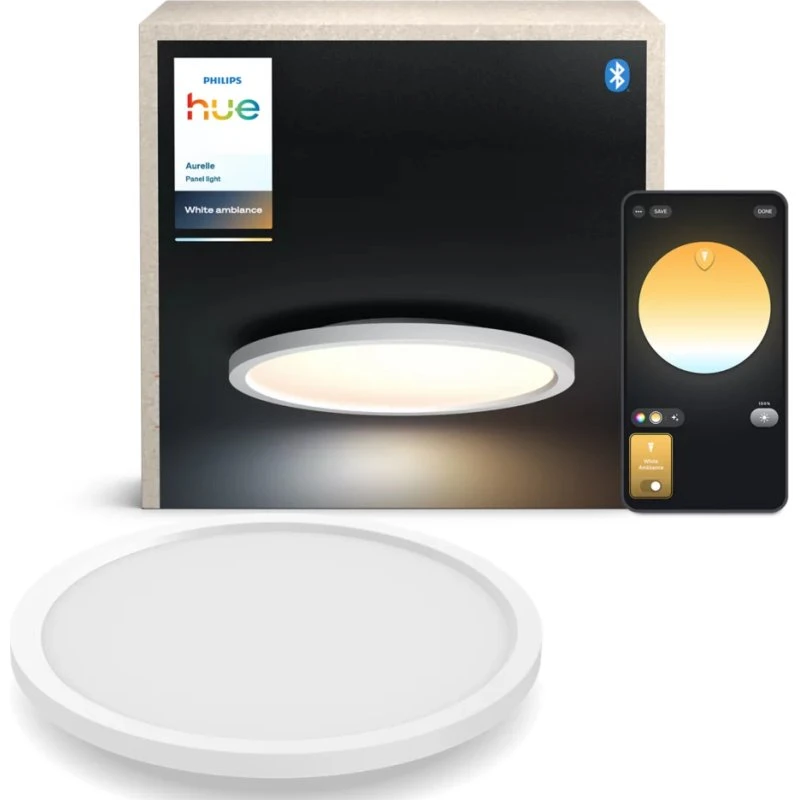 Philips Hue Aurelle Rund Panel Hvid 21W 2450 Lumen