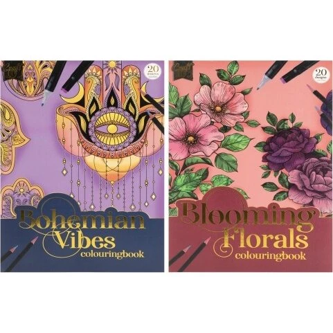 Craft ID Sensations Malebog A4, 20 Ark, 250g, Florals
