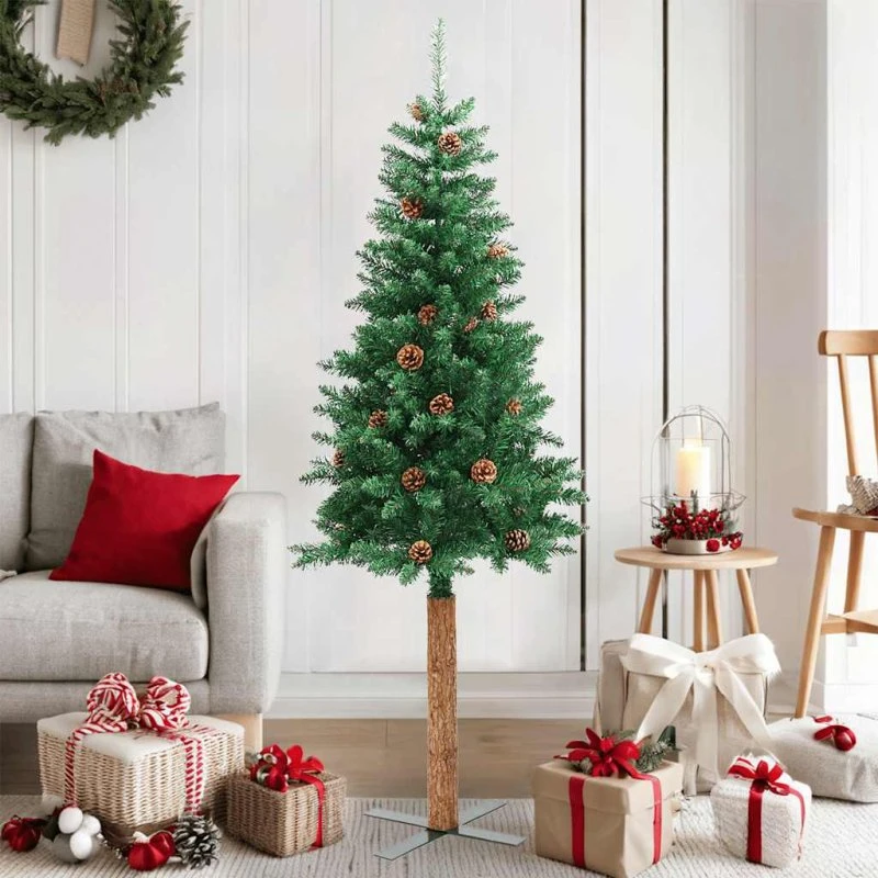 vidaXL Smalt Juletræ 150 cm PVC Grøn