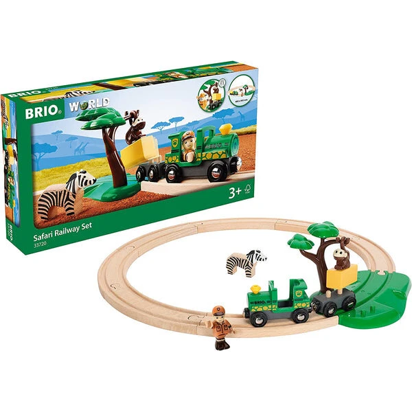 BRIO 33720 Safari Togbane – 17 dele