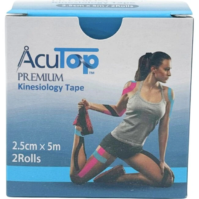 BioVita Kinesiologytape blå 2,5 cm x 5 m (2 stk)
