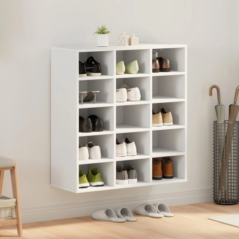 vidaXL Sko skab hvid 77,5 x 30 x 83,5 cm