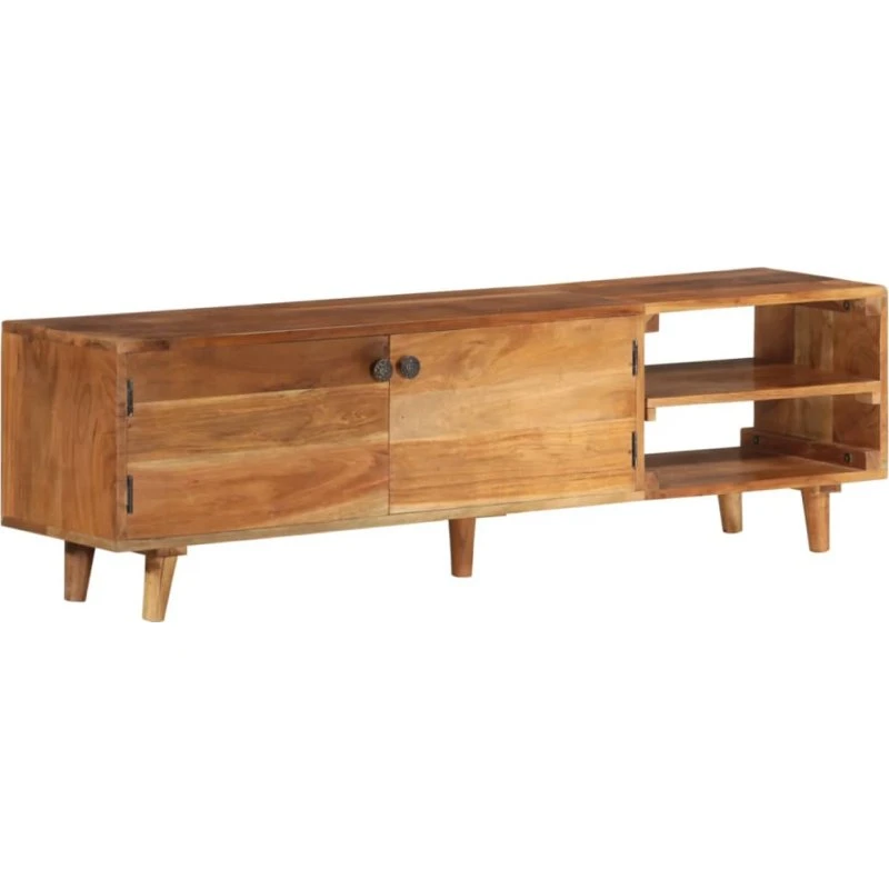Akacietræ Tv-bord 140x30x40 cm med Honningfinish