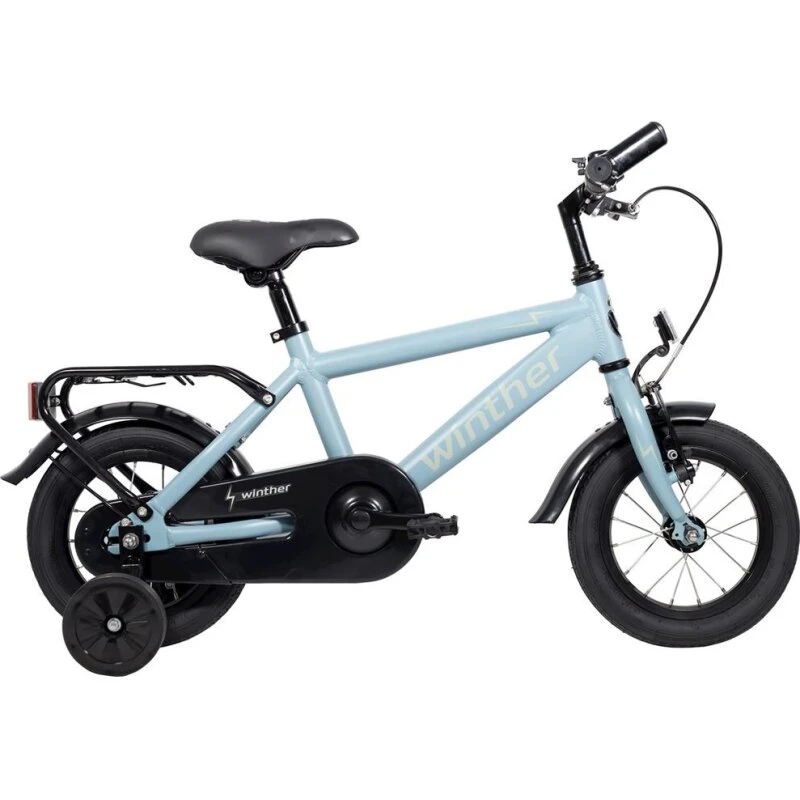 Winther 150 12" drengecykel – mat lys blå