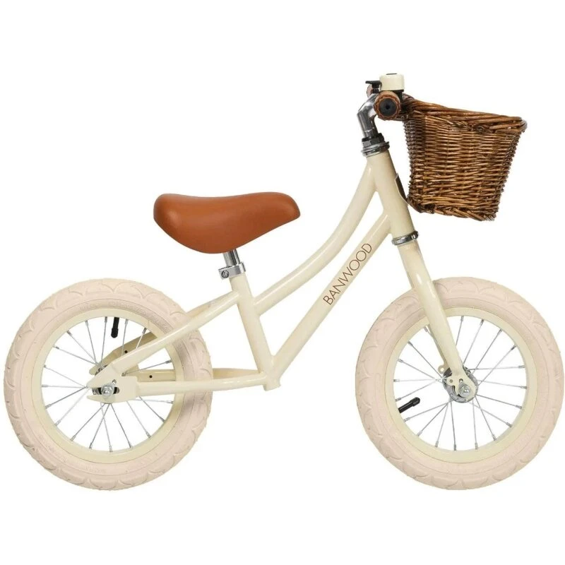 Banwood First Go 12" løbecykel – Cream