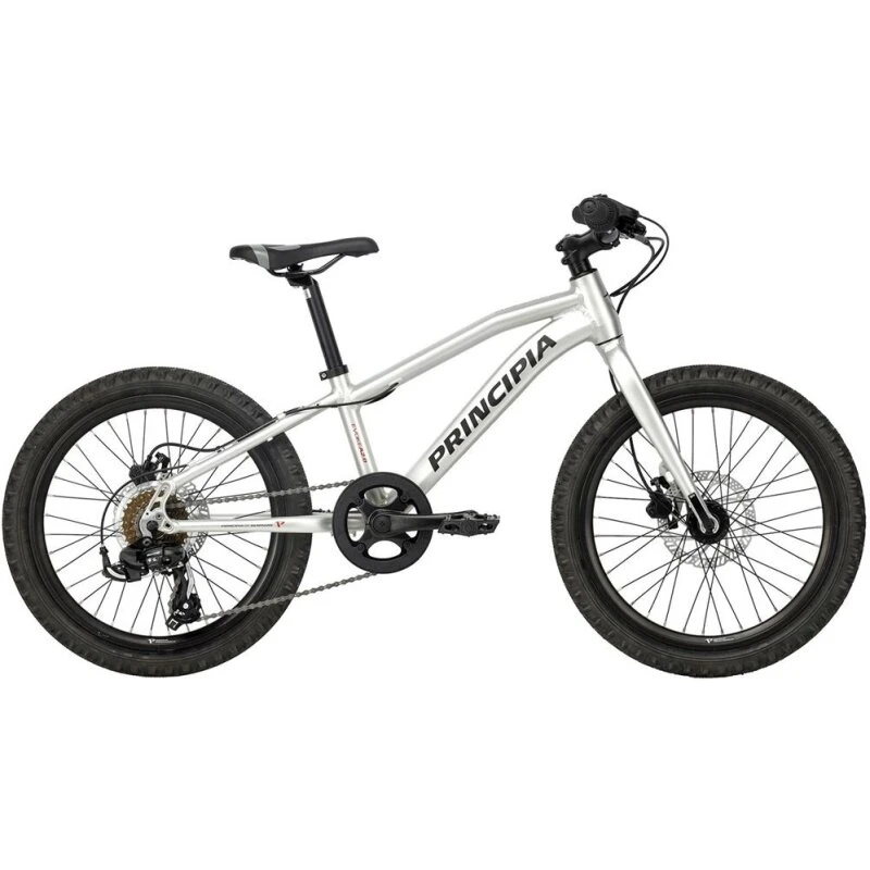 Principia Evoke A2.0 20" MTB børnecykel – sølv