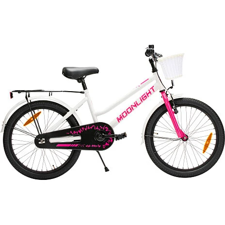 PUCH Moonlight 20" børnecykel 2026 - hvid/pink