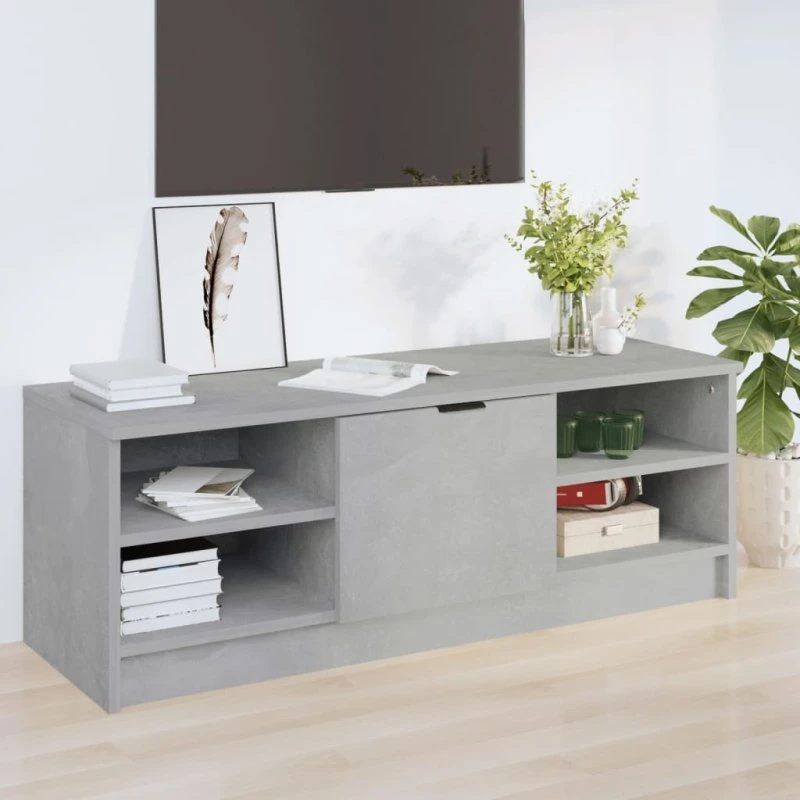 vidaXL tv-bord 102x35,5x36,5 cm konstrueret træ betongrå