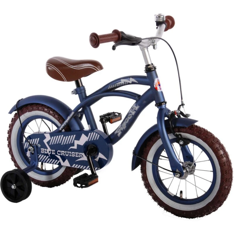 Volare Blue Cruiser 12" børnecykel med støttehjul