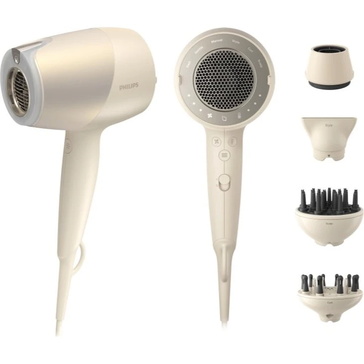 Philips 9000 SenseIQ BHD829/00 Hårtørrer Beige