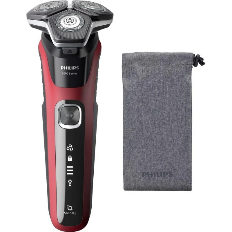 Philips Shaver Series 5000 S5883/10 Roterende Barbermaskine Sort/Rød