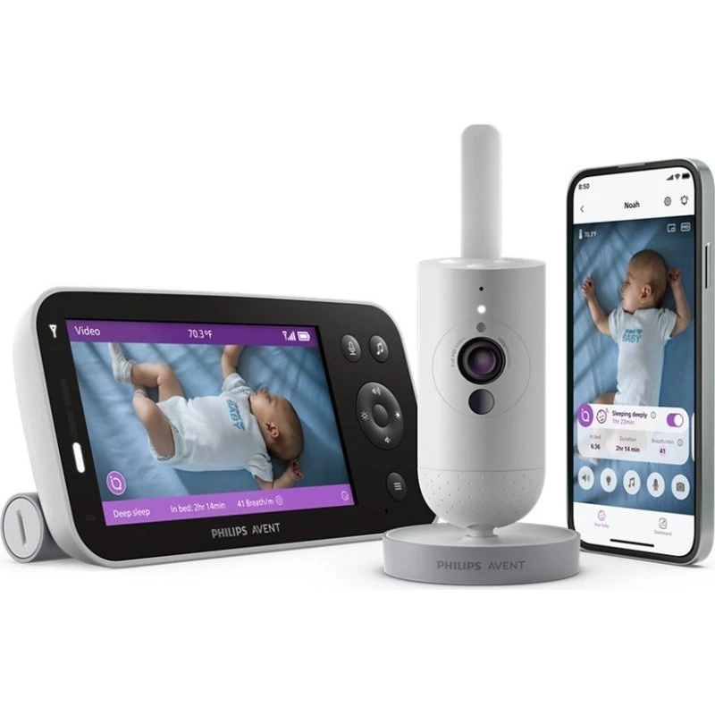 Philips Avent Premium Connected Baby Monitor, Grå