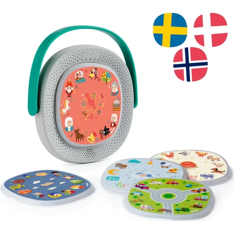 TIMIO Skandinavien Startpakke med Lydafspiller og 5 Diske