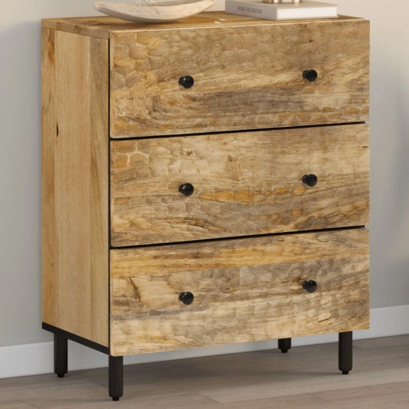 vidaXL Skab 60x33x75 cm massivt mangotræ