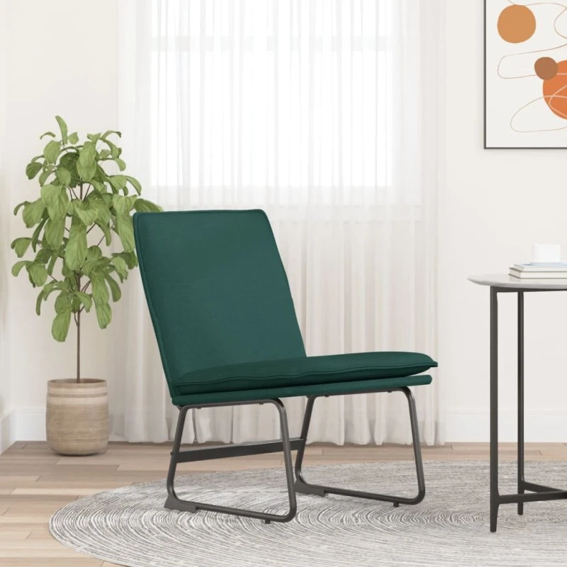 vidaXL loungestol 52x75x76 cm mørkegrøn