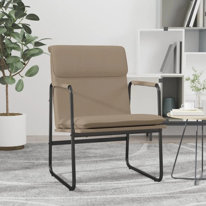 vidaXL loungestol 55x64x80 cm cappuccino kunstlæder