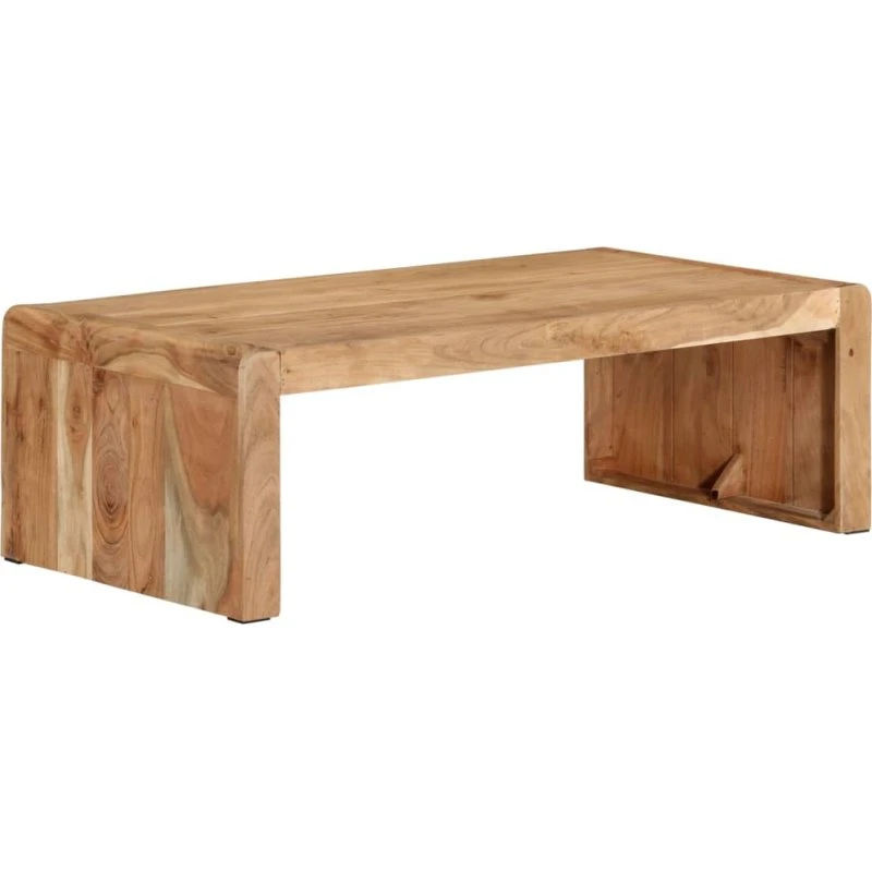 vidaXL Sofabord 110x55x35 cm i massivt akacietræ