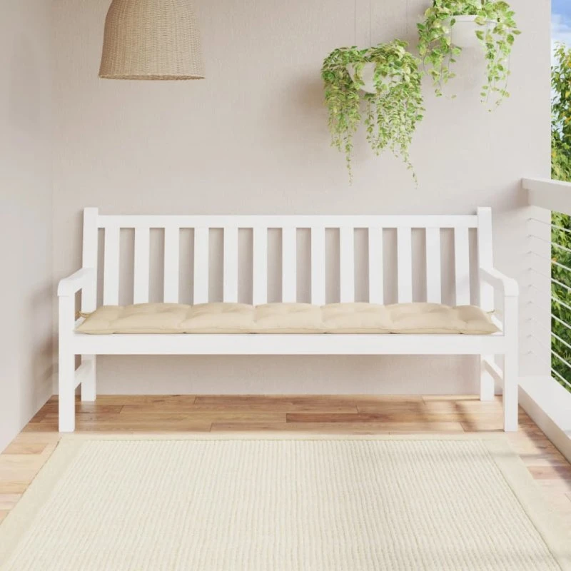 vidaXL Hynde til Havebænk 180x50x7 cm, Beige