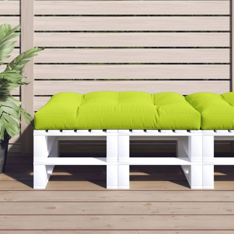 vidaXL pallehynde 120x80x12 cm lysegrøn