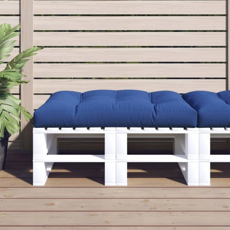 vidaxL pallehynde 120x80x12 cm kongeblå