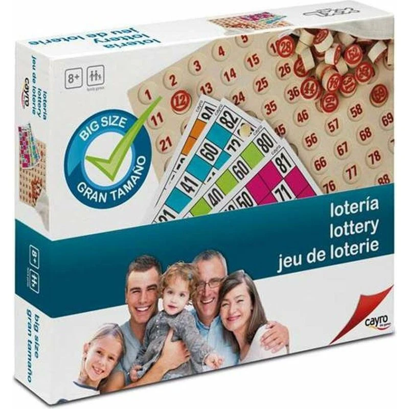 Cayro Bingo XXL – Familiebrætspil med stort spilplade