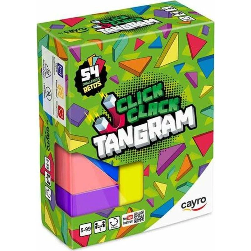 Cayro Click Clack Tangram - Færdighedsspil til børn 5+