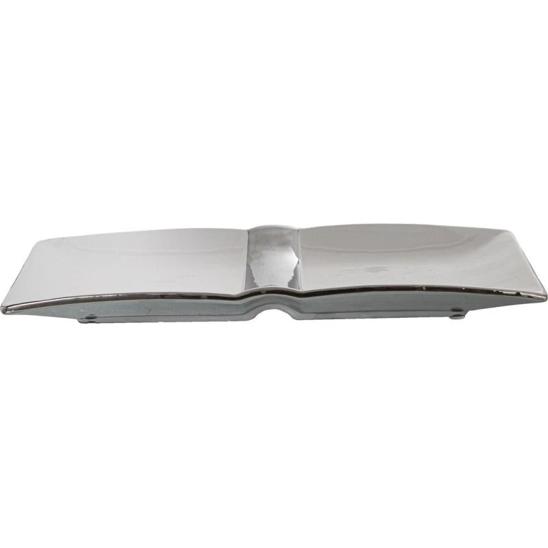 Alexandra House Living Borddekoration i Keramik 31 x 14 cm Hvid/Sølv