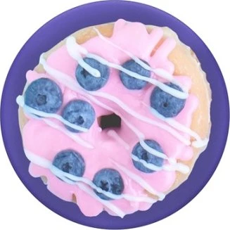 PopSockets PopTop Blueberry Donut - Skiftbar Fingergrip