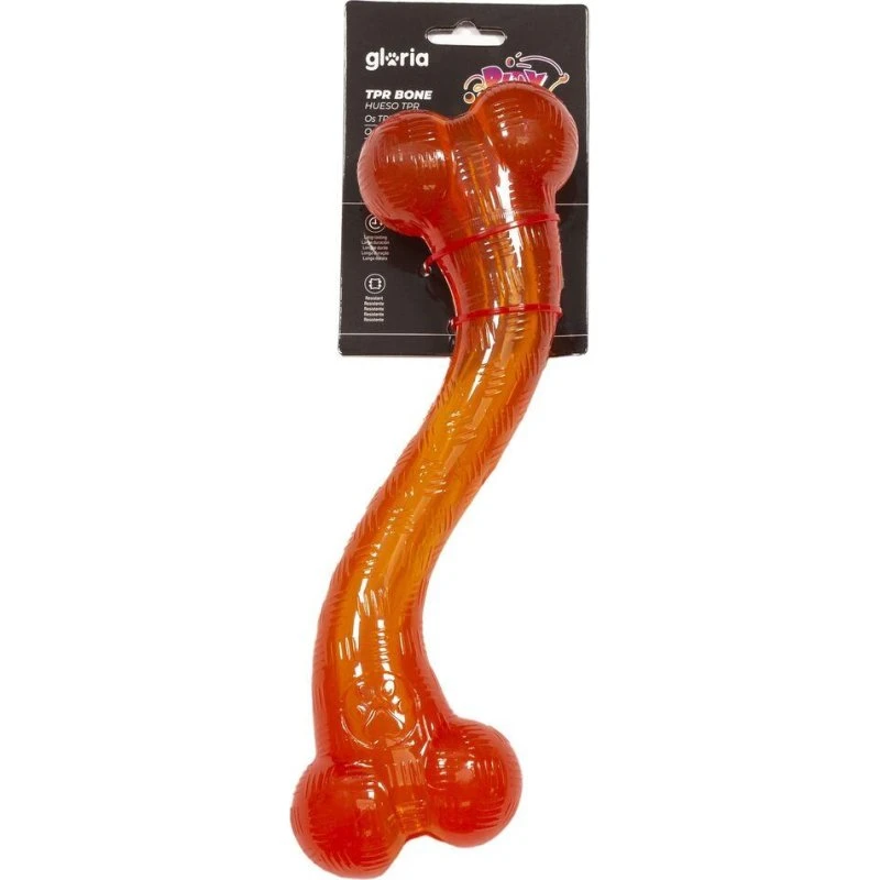 Ben Gloria Orange 30 cm – TPR tænderlegetøj til hunde