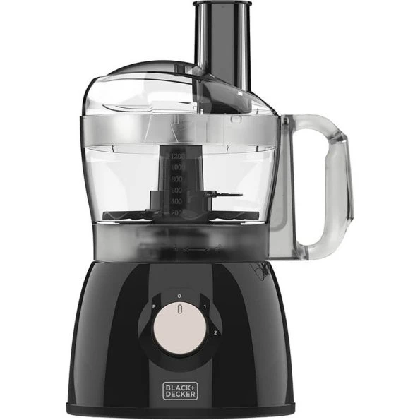 BLACK+DECKER Foodprocessor 600W 1,2L Sort