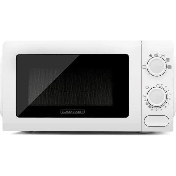 Black+Decker Mikrobølgeovn 20L 700W Hvid