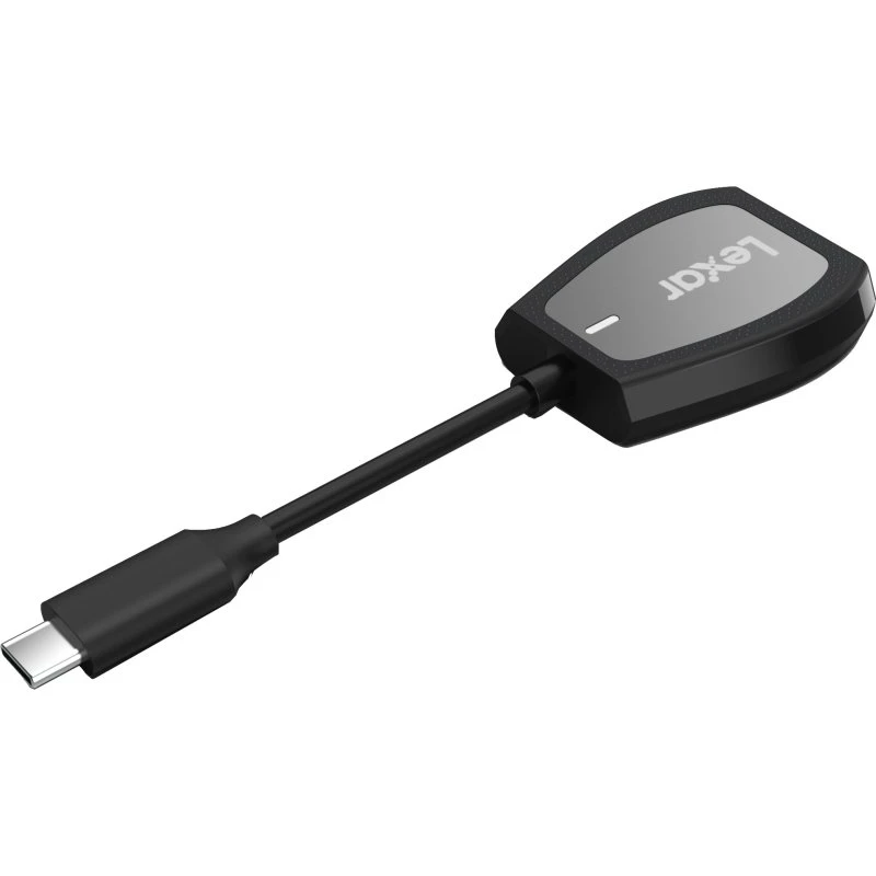 Lexar LRW470U-RNHNG Dual-Slot Kortlæser, USB-C, 312MB/s