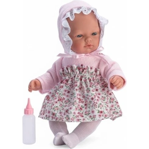 ASI Oli Babydukke 30 cm, Pink med Top og Løs Nederdel