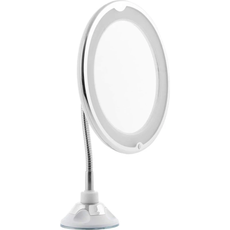 InnovaGoods Makeup-Spejl med LED og Forstørrelse, 360° Justerbar