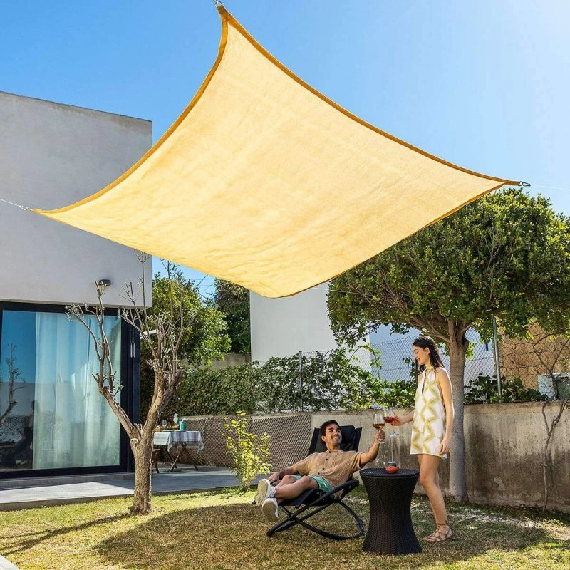 InnovaGoods Shazail Rektangulært Skyggesejl 2 x 3 m Beige
