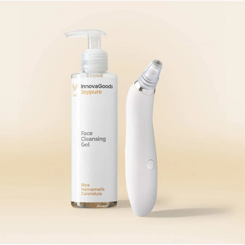 InnovaGoods Ansigtsrens Sæt med Gel 200 ml & Hudormefjerner