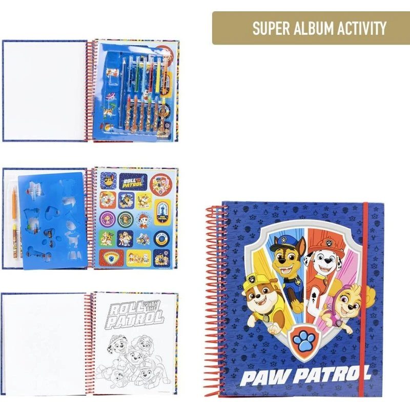 Cerda Paw Patrol Super Aktivitetsalbum med blyanter og tuscher
