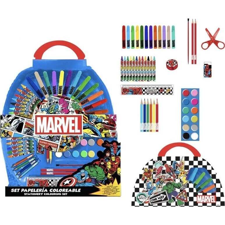 Marvel Avengers - Malekuffert til Børn (50 dele)