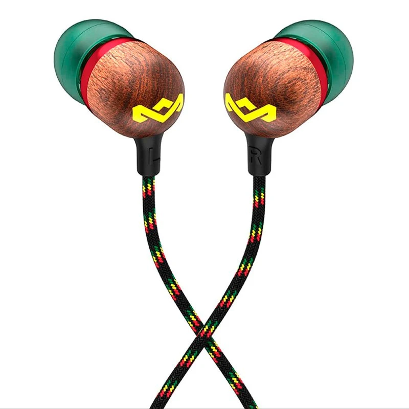 House of Marley Smile Jamaica In-Ear Høretelefoner Rasta (3,5mm)