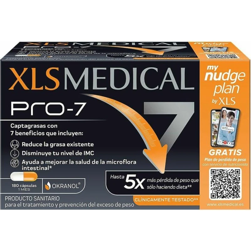 XLS Medical Pro-7 Fedtforbrændende Kapsler 180 stk