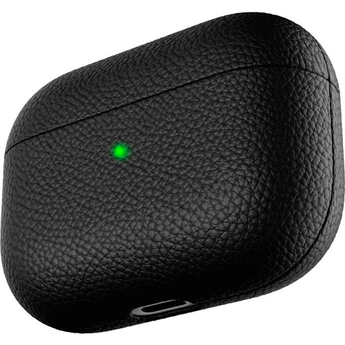 KeyBudz Artisan Series Lædercase til AirPods Pro, Sort