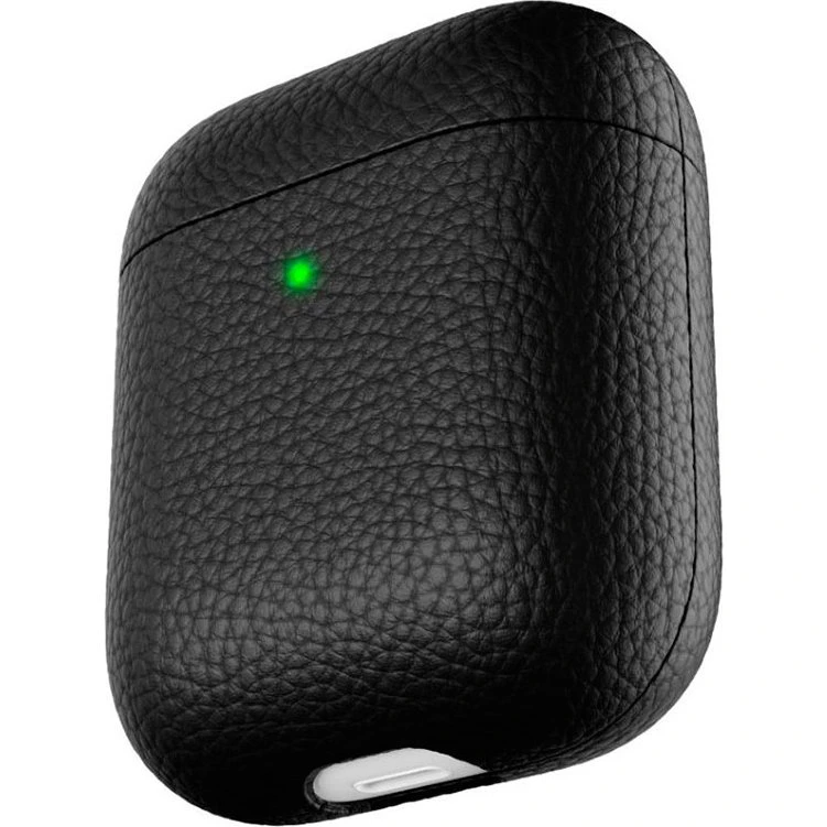 KeyBudz PodSkinz Artisan Series Lædercase, Sort for AirPods