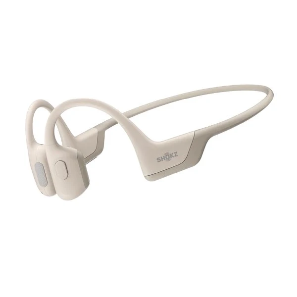Shokz OpenRun Pro Beige Bone Conduction Hovedtelefoner