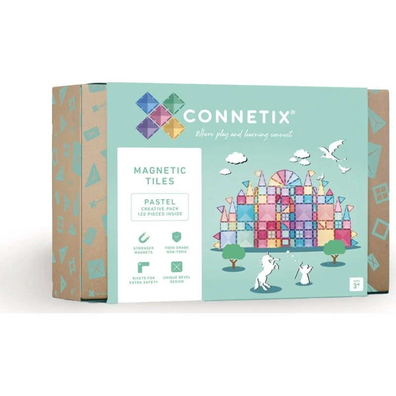 Connetix Creative Pack 120 dele - Pastel
