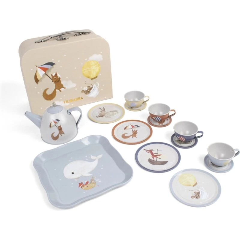 FILIBABBA Legekuffert – Teselskab til 4