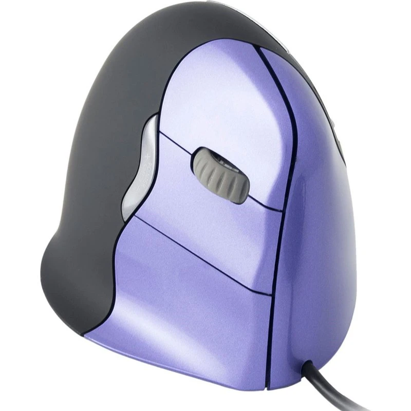 Evoluent VerticalMouse VM4S Højre, Small, Sort/Violet