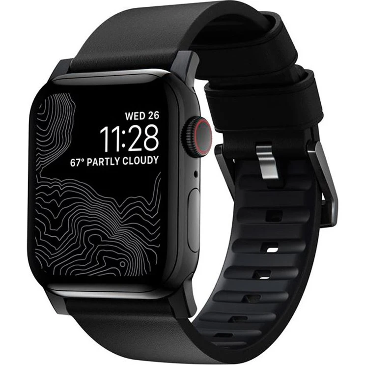 Nomad Active Strap Pro - Sort - Apple Watch Ultra 2/1 (49mm), 45mm, 44mm, 42mm