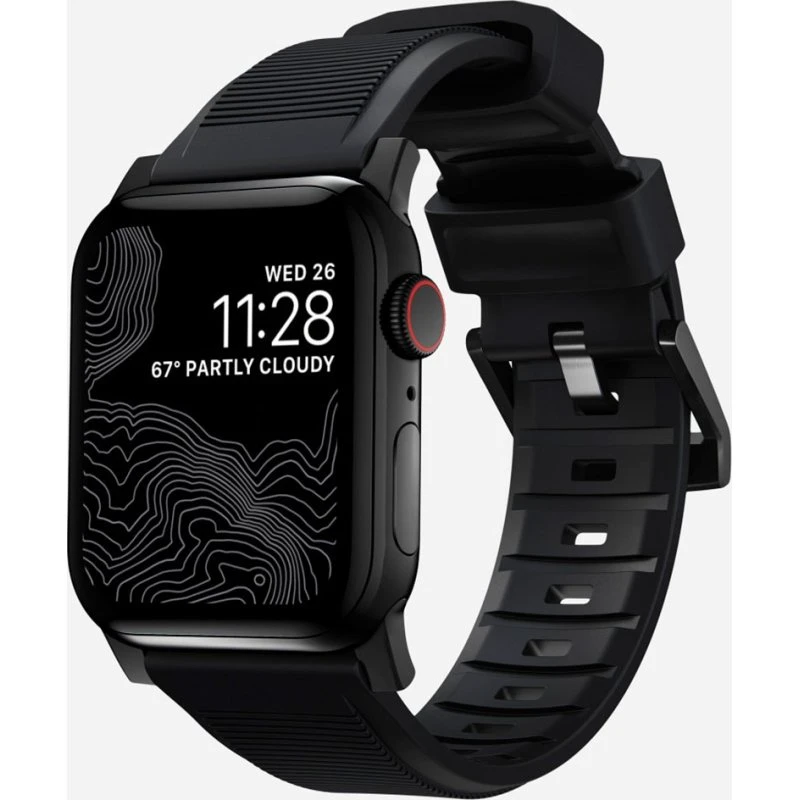 Nomad Rugged Strap - Sort (49/45/44/42mm) for Apple Watch Ultra 2/1
